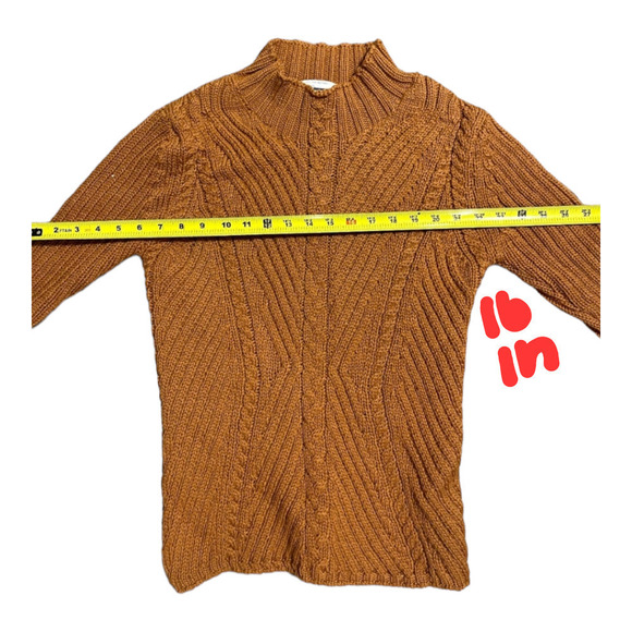 Guideboat Ply the Waters 100% Virgin Wool Sweater size small - Picture 6 of 7